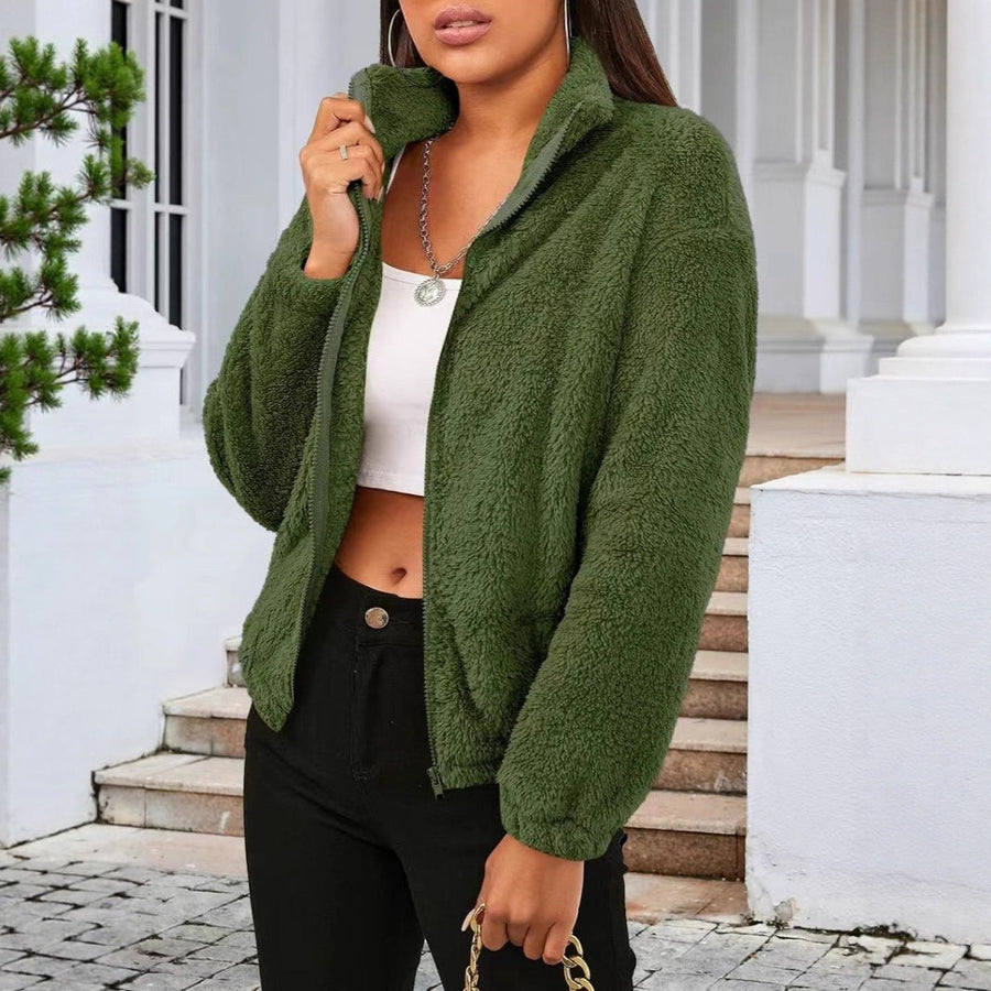 Mavis | Women's Pockets Fleece Jacket