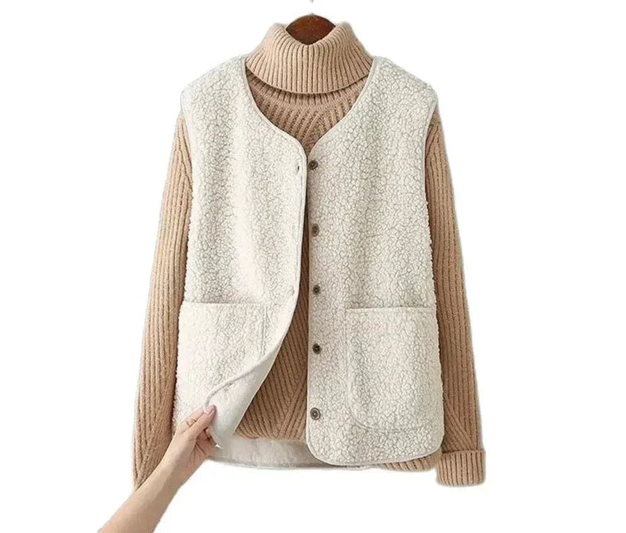 Maxine | Women's Matching Vest and Long-sleeve Tops Outfit Set
