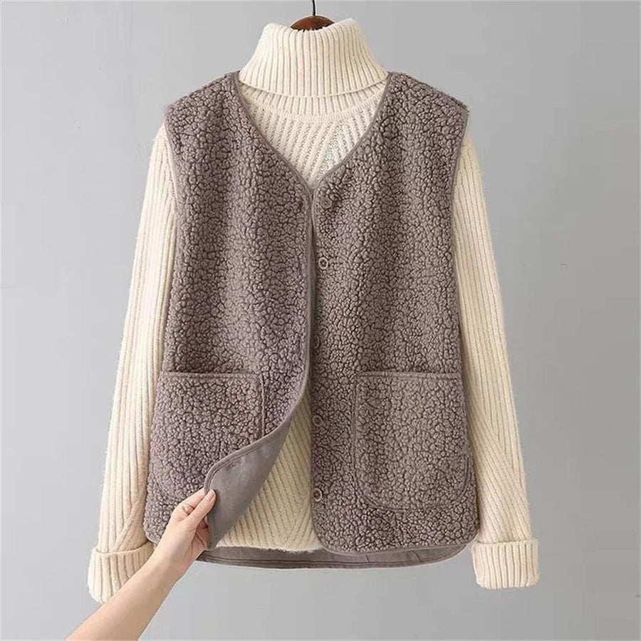 Maxine | Women's Matching Vest and Long-sleeve Tops Outfit Set