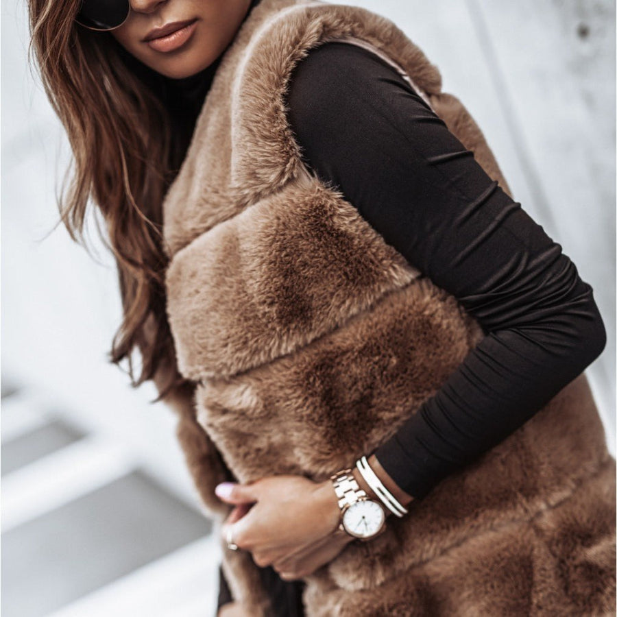 Maya | Women's Fleece Soft Vest – Fleece Jacket
