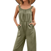 Mechthild | Women's Tailored Ruffle Jumpsuit