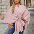 Mia | Women's Draped Wrap Style Poncho