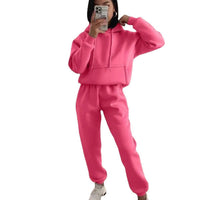 Mia | Women's Fleece Joggers in Pink