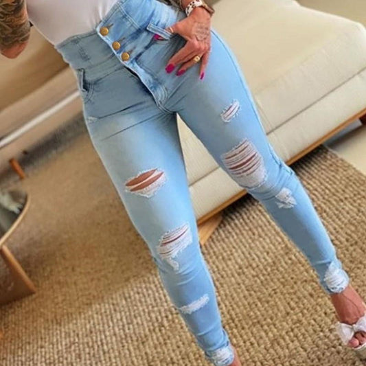 Micaela | Women's Fashionable Jeans in Light Blue