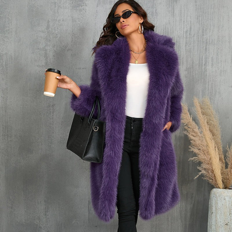 Milagrosa | Women's Faux Fur Elegant Coat