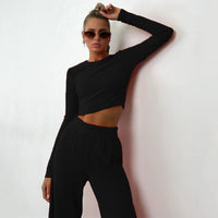 Millicent | Women's Two-Piece Set in Black