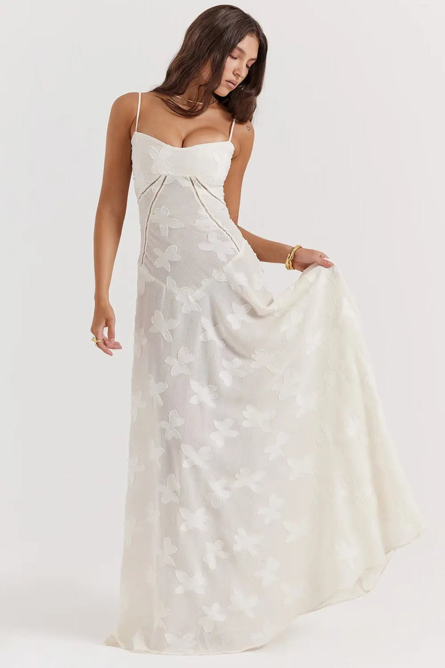Mimosa | Women's Open Back Maxi Summer Dress