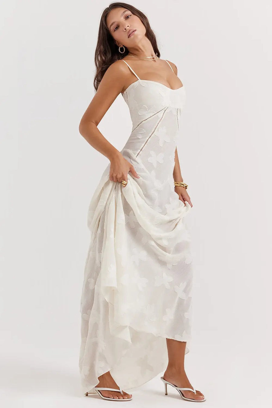 Mimosa | Women's Open Back Maxi Summer Dress