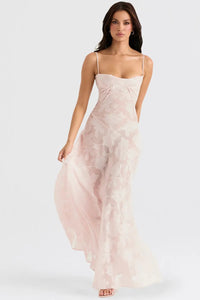 Mimosa | Women's Open Back Maxi Summer Dress