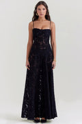 Mimosa | Women's Open Back Maxi Summer Dress