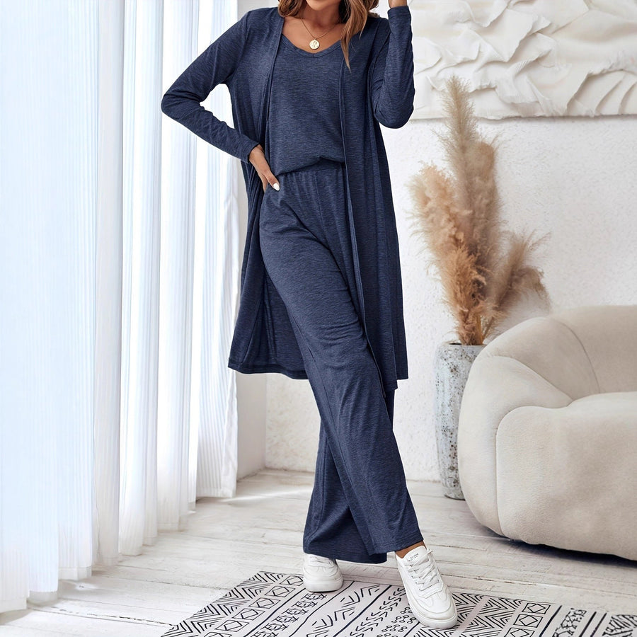 Mirabelle | Women's Long Sleeve Comfortable Soft Kimono in Blue