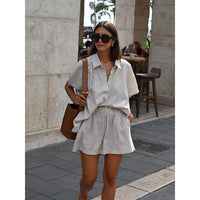 Miranda | Women's Two-Piece Set in Khaki