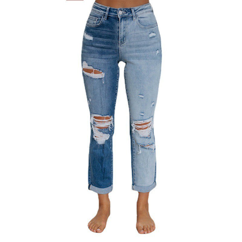 Moira | Women's Vintage Casual Jeans in Blue