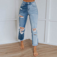Moira | Women's Vintage Casual Jeans in Blue