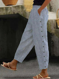Mona | Women's Casual Pants – Dress Pants in Blue