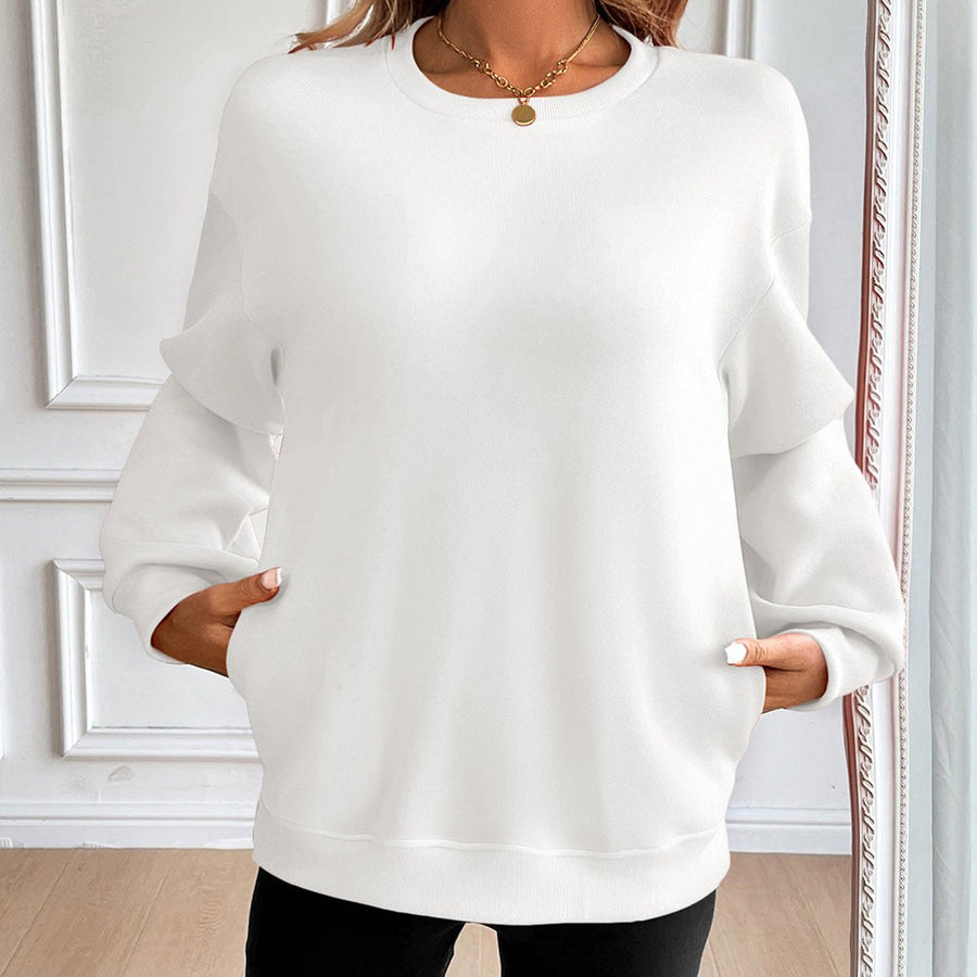 Morgaine | Women's Soft Sweatshirt in White
