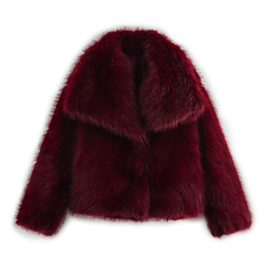 Muriel | Women's Jacket in Wine Red