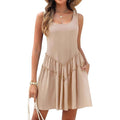 Myra | Women's Ruffle Detail Pockets Dress – Casual Dress