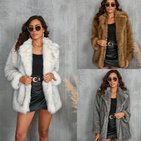 Nadezda | Women's Soft Elegant Faux Fur Coat