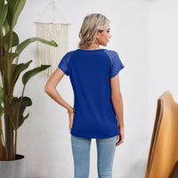 Nadine | Women's Short Sleeve Lace Blouse