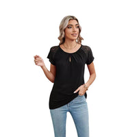 Nadine | Women's Short Sleeve Lace Blouse