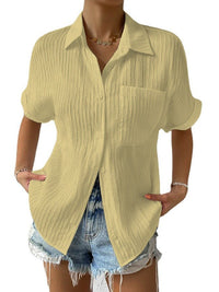 Nelly | Women's Textured Short Sleeve Shirt