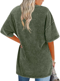 Nerina | Women's Oversized Vintage Wash T-Shirt