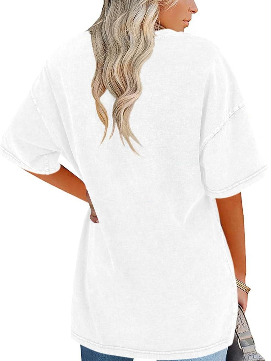 Nerina | Women's Oversized Vintage Wash T-Shirt