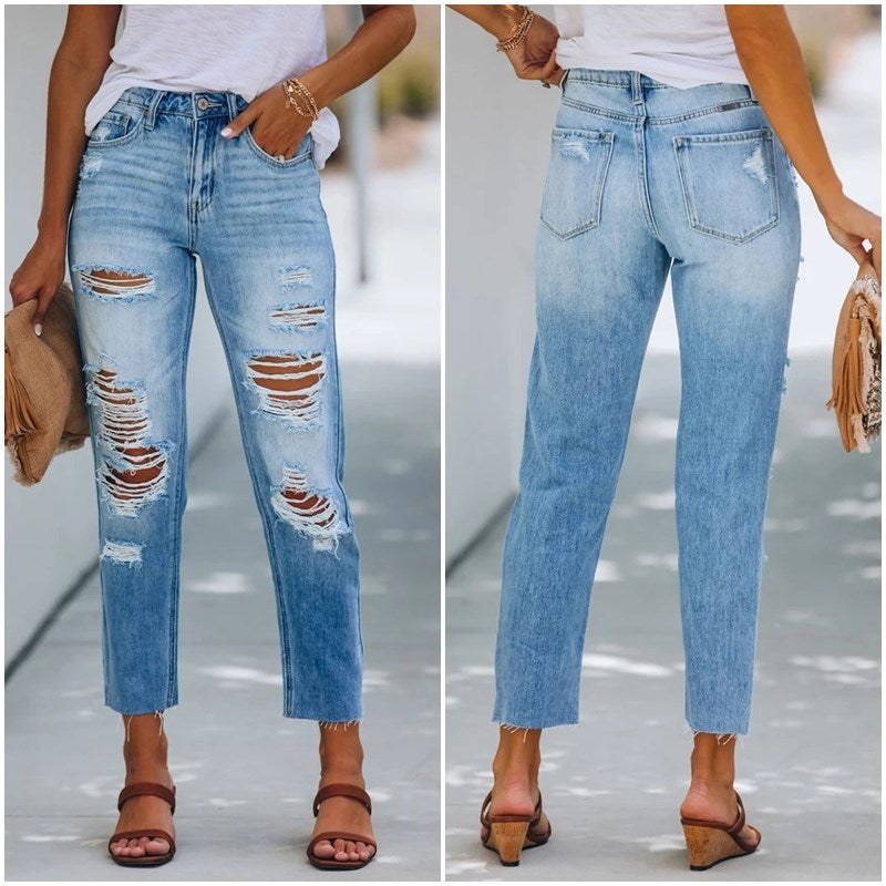 Ninette | Women's Jeans in Light Blue