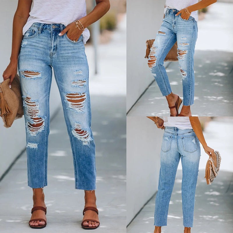 Ninette | Women's Jeans in Light Blue
