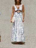 Ninon | Women's Vacation Maxi Sundress