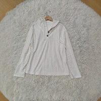 Noelle | Women's Button-Front Modern Top in White