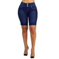 Norma | Women's High Waist Jeans in Blue