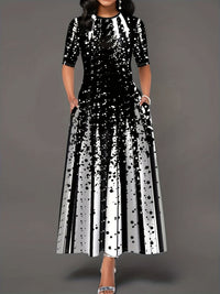 Novella | Women's Elegant Maxi Dress in Black