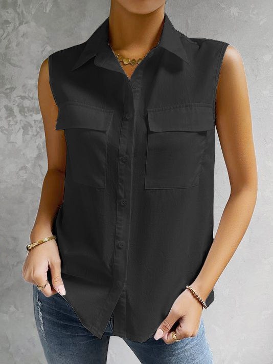 Odaline | Women's Sleeveless Blouse Top