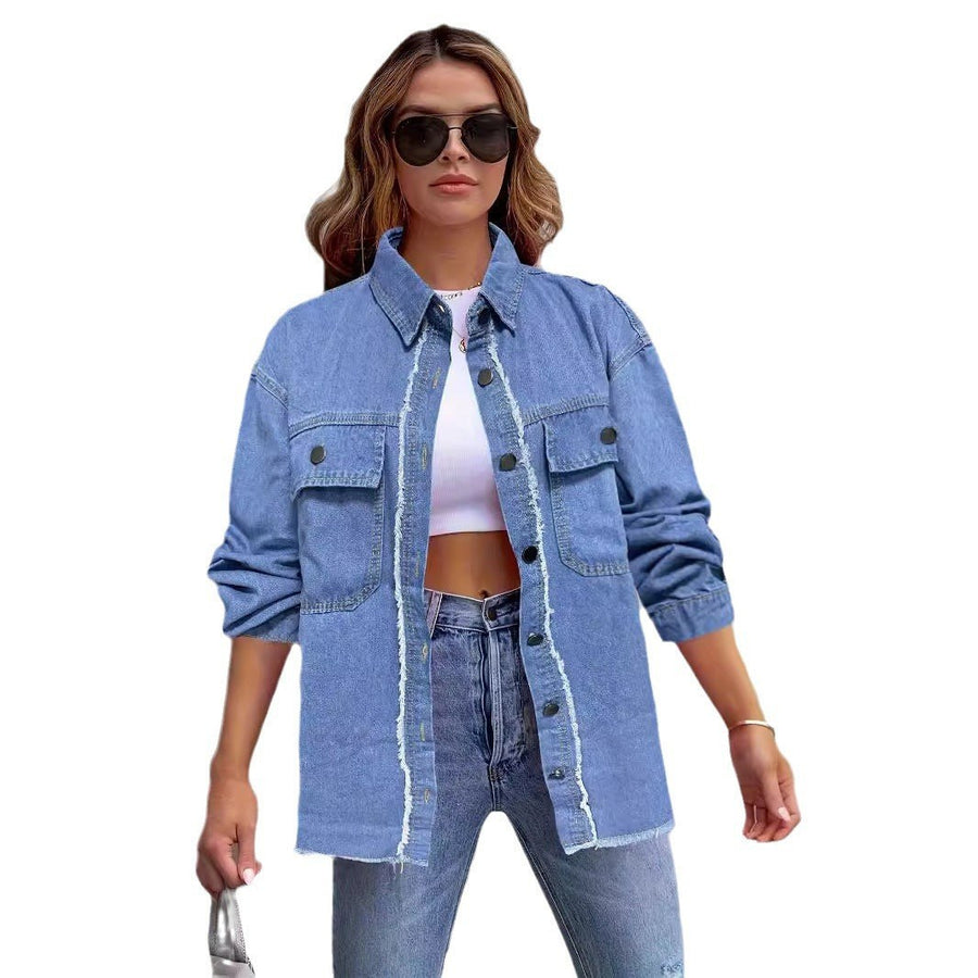 Odette | Women's Pockets Casual Denim Jacket