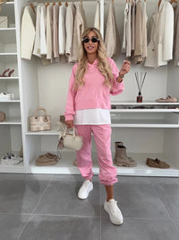 Olwen | Women's Hooded Joggers in Pink