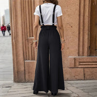 Olwyn | Women's Drawstring Elegant Jumpsuit in Pine Green