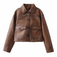 Ondine | Women's Button-Front Pockets Jacket in As Shown