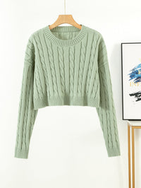 Opal | Women's Knit Sweater in Apricot