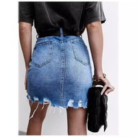 Opal | Women's Fringe Jeans in Denim Blue