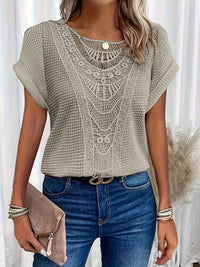 Ophelie | Women's Decorative Crochet-Style Blouse