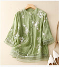 Oriana | Women's Embroidered Accents Blouse