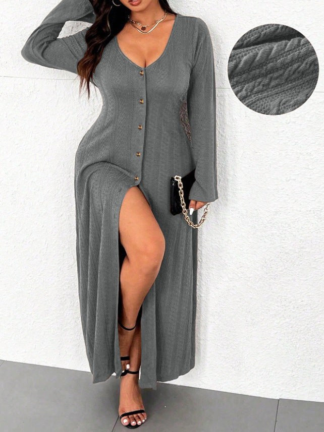Oriande | Women's Slit Maxi Dress
