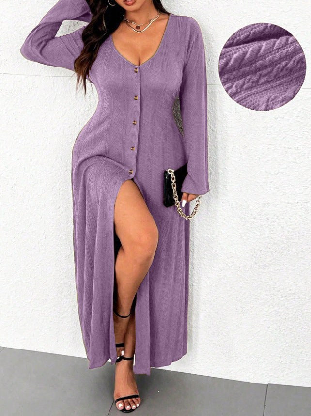 Oriande | Women's Slit Maxi Dress