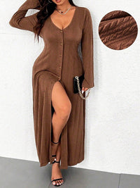 Oriande | Women's Slit Maxi Dress