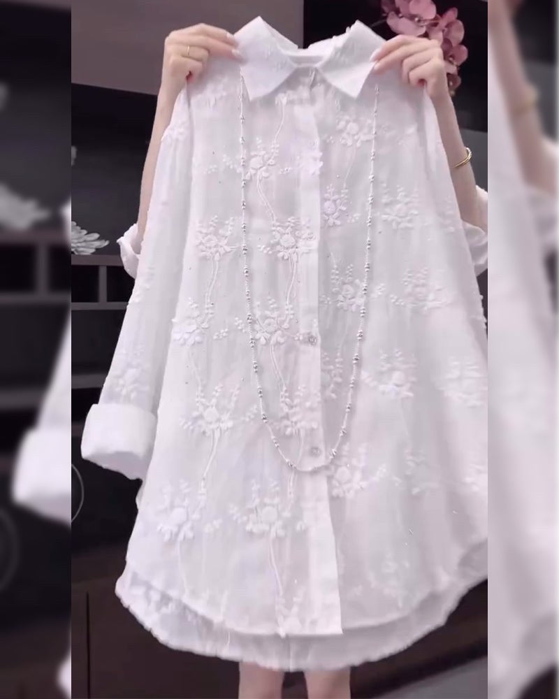 Orsola | Women's Floral Embroidered Blouse