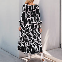 Ottavia | Women's Voluminous Modern Maxi Dress in Black