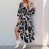 Ottavia | Women's Voluminous Modern Maxi Dress in Black
