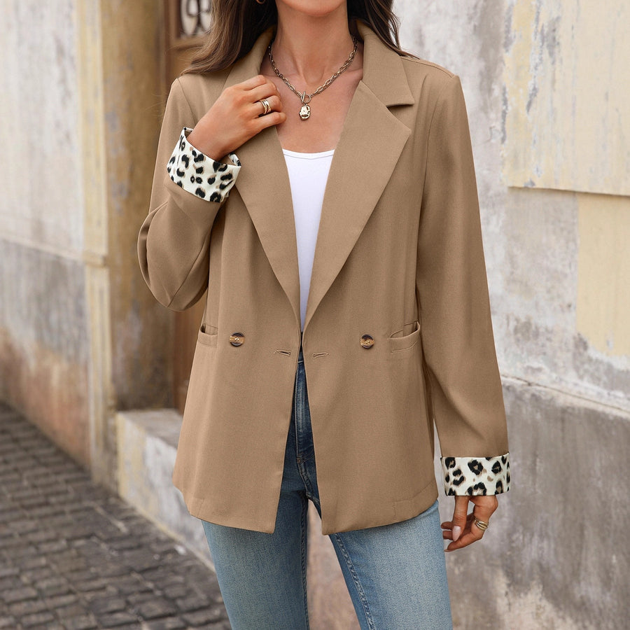 Palmira | Women's Elegant Fashionable Blazer in Khaki
